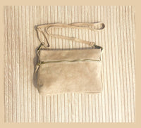 suede leather bag in BEIGE with tassel . Cross body bag in natural SUEDE. Messenger bags, bike bags, adjustable strap.