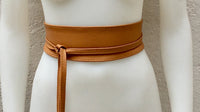 Tote bag in camel BROWN with belt.Soft natural GENUINE leather bag + belt set. Large brown leather bag. Computer, tablet or Laptop bag.