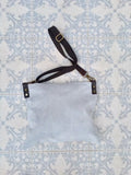 Cross body bag. BOHO suede leather bag in gray. Messenger bag in soft genuine suede leather. Crossbody bag in gray suede.