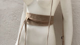 Beige suede OBI belt. Natural soft suede wrap belt. Wraparound beige sash. Genuine leather beige boho belt. Beige waist cinch belt.