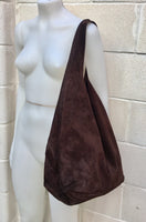 Slouch bag.Large TOTE leather bag in DARK brown with zipper.Genuine leather bag.. BROWN leather laptop bags. Large shopper leather bag.