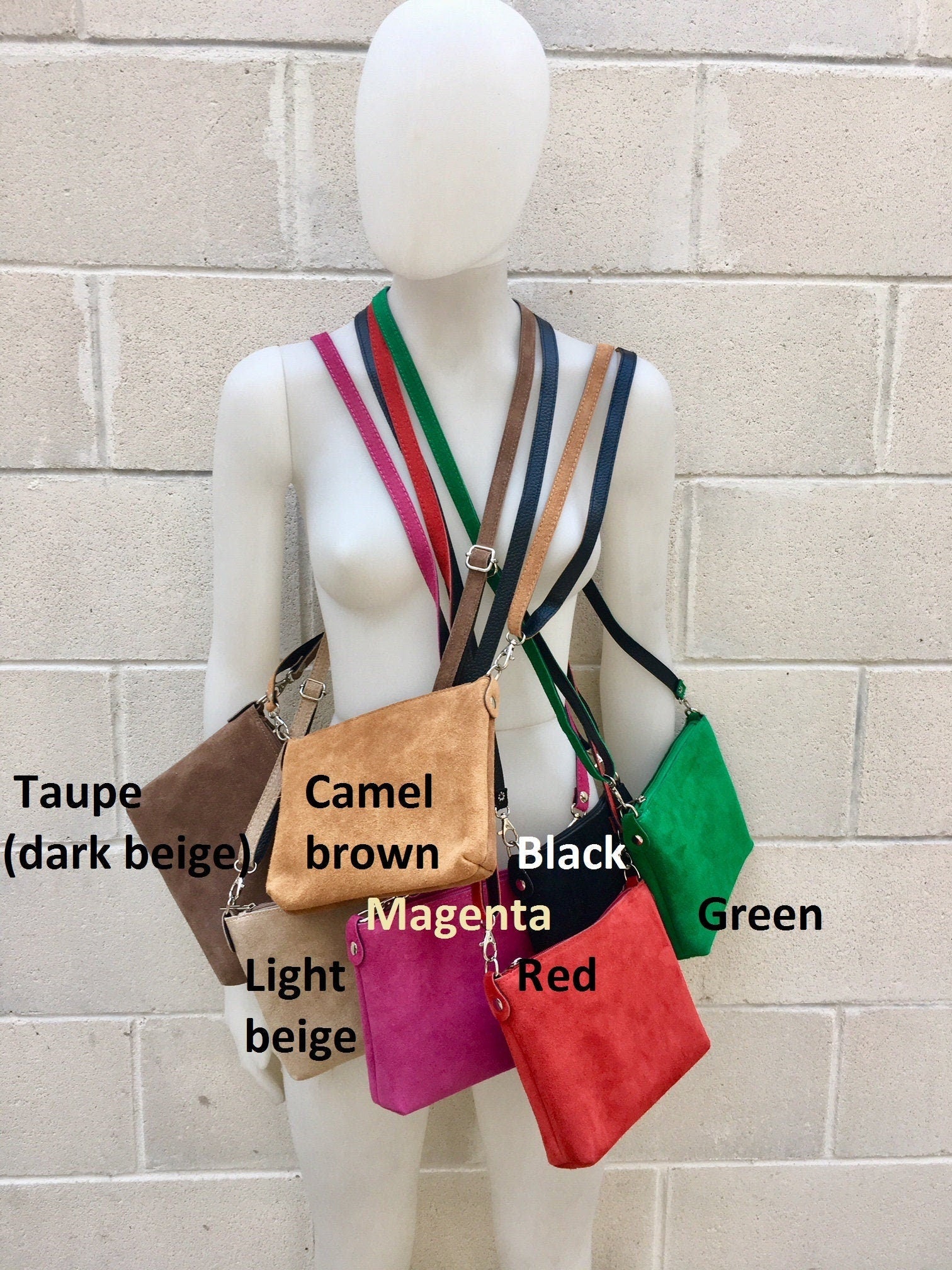 Small suede bag in COBALT BLUE with belt.Cross body bag and OBI belt set in genuine suede leather. Wrap belt and smal purse. Wide suede belt