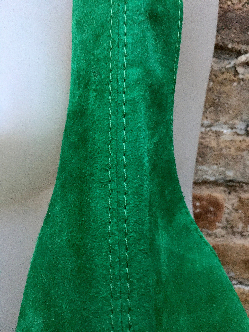 Large TOTE leather bag in GREEN . Genuine leather SLOUCH bag. Boho bag. Laptop bags in suede.Large suede leather bag.Green suede shopper bag