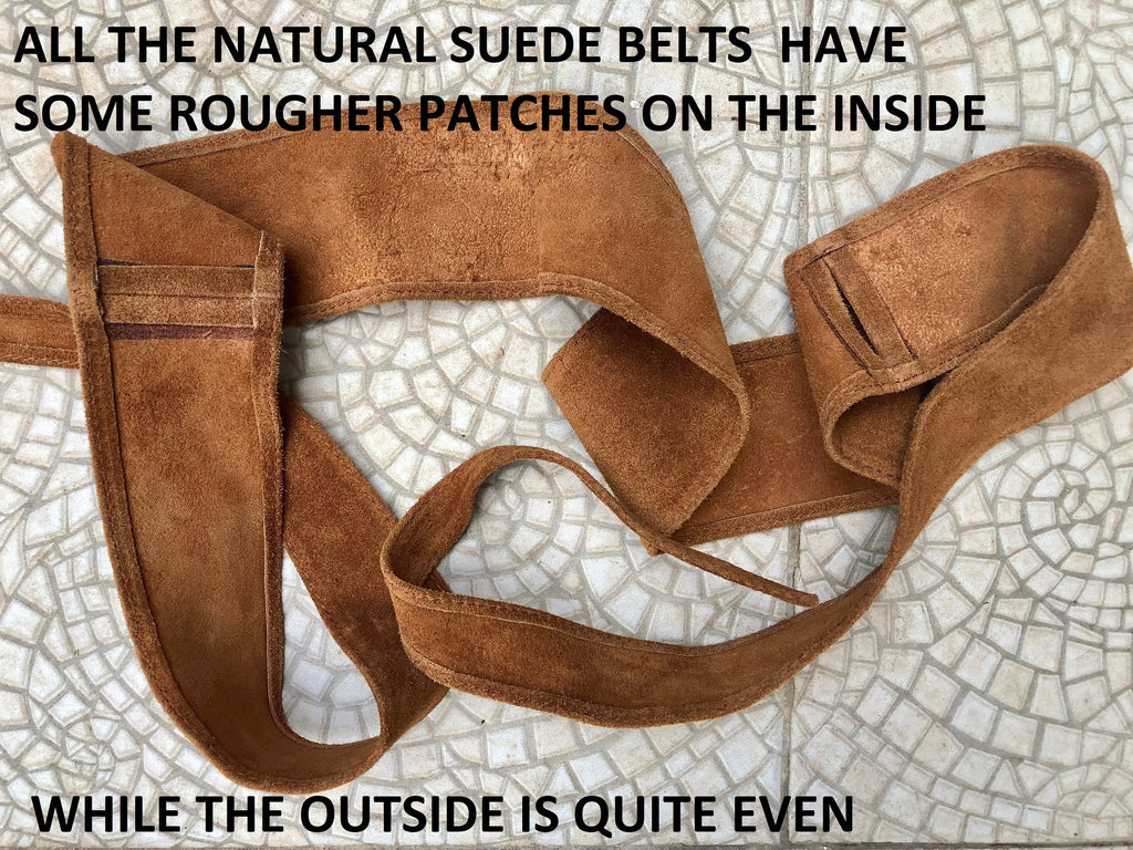 Bright yellow suede obi belt. Wide wraparound waistbelt. Boho dress / overall belt in canary yellow genuine leather.