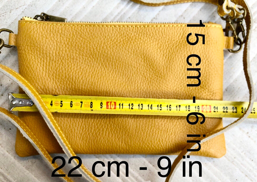 Small aqua green leather bag. GENUINE leather mint crossbody / shoulder bag . Light turquoise green leather purse with adjustable strap.