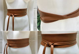 Tote bag in camel BROWN with belt.Soft natural GENUINE leather bag + belt set. Large brown leather bag. Computer, tablet or Laptop bag.