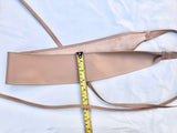 Wraparound belt in soft leather. Wrap belt in LIGHT dusty PINK. Longer option. Genuine leather pink wrap belt. Boho wrap dress belt