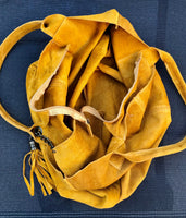 Mustard yellow leather shopper bag in genuine suede. Slouchy yellow carry all tote bag for laptops, tablets, books. Mustard SUEDE purse