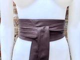 Wide obi waist belts. Pick any 4 belts in this style.Soft genuine leather wrap belt. Wraparound belt. Boho dress belt. Free express shipping