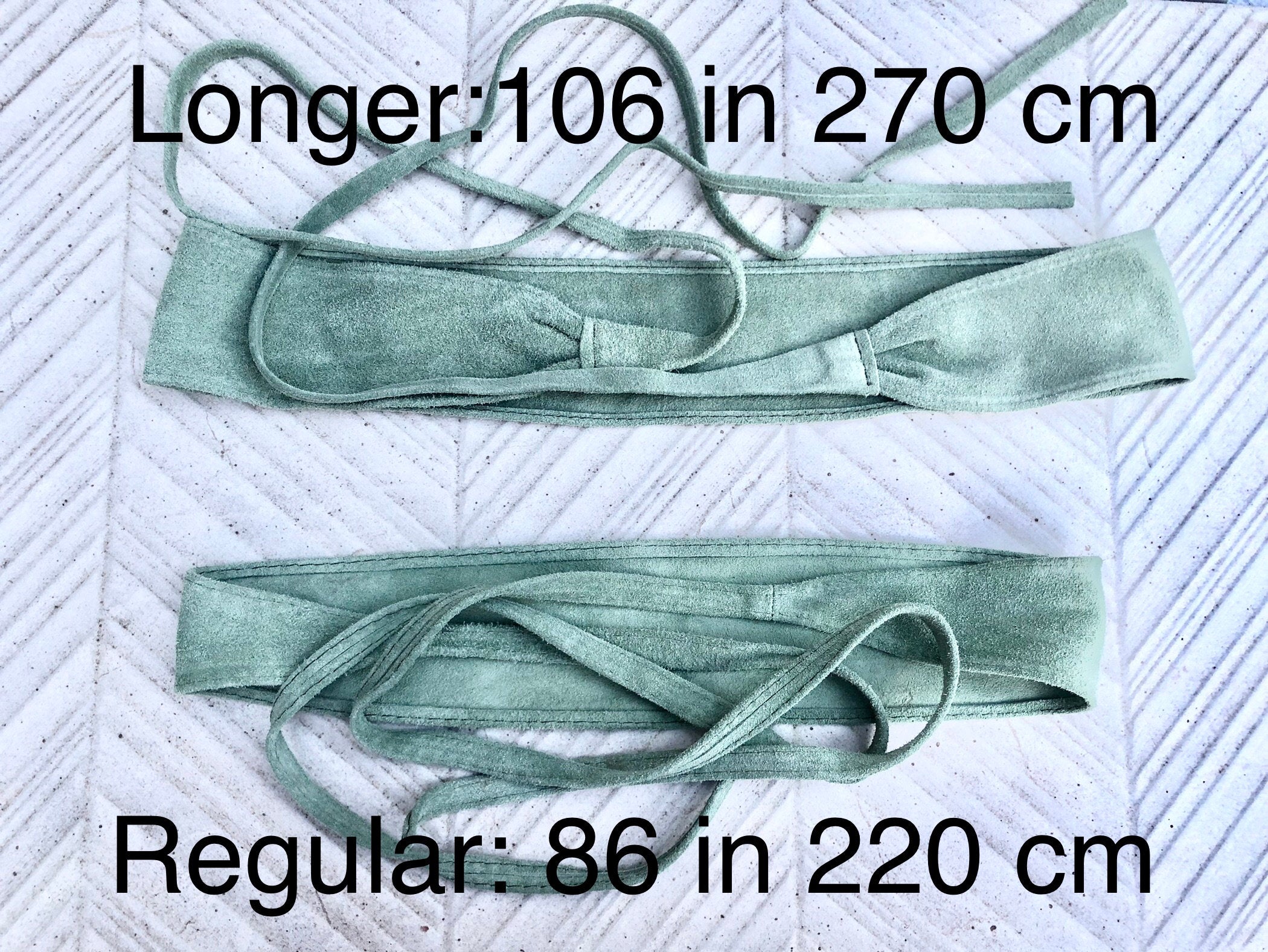 Sage green suede OBI belt. Light green natural soft suede waist belt. Light green suede boho belt, green wraparound genuine leather belt.