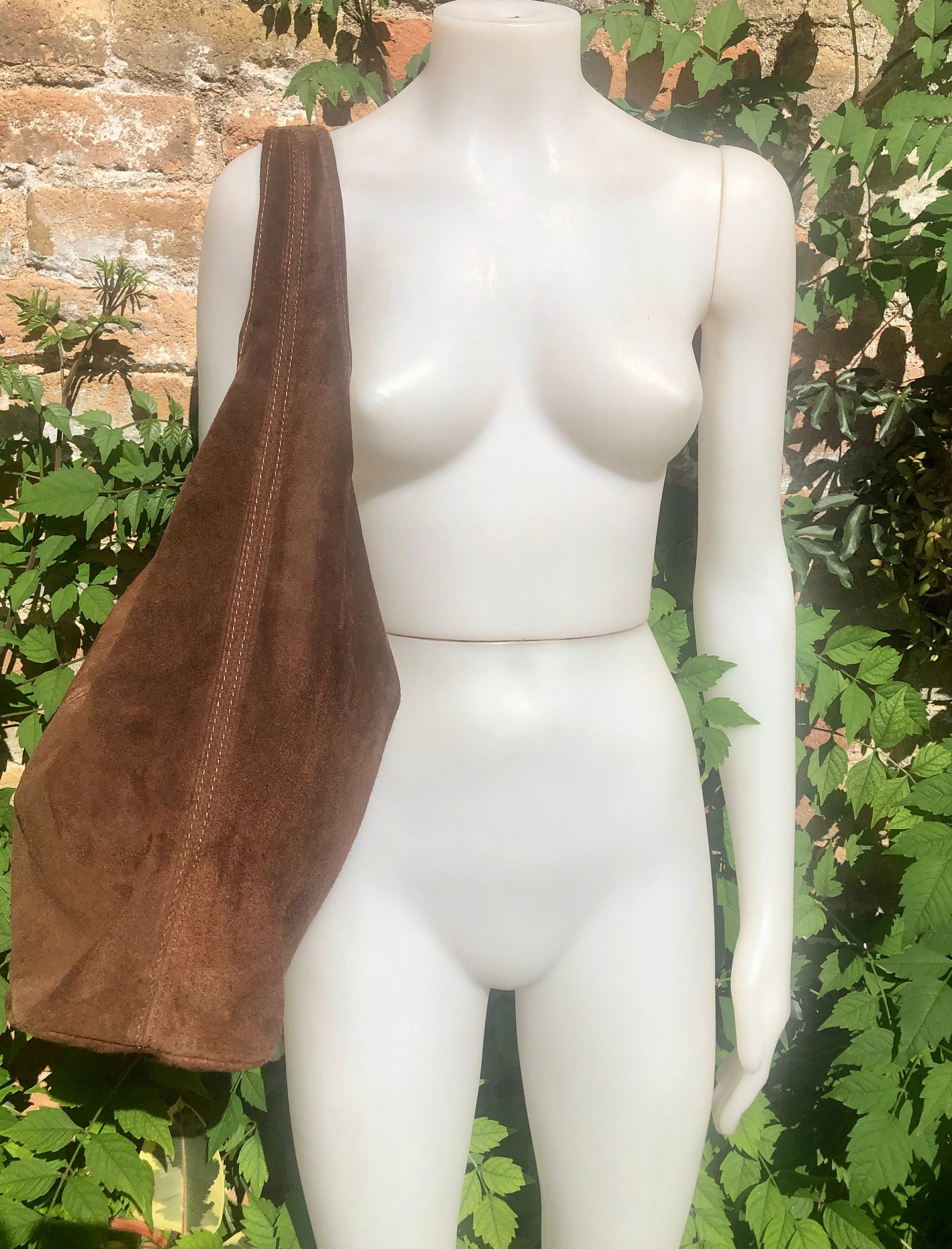 Slouch bag.Large TOTE leather bag in DARK brown with zipper.Genuine leather bag. BROWN leather laptop bags. Large shopper leather bag.
