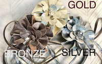 Flower leather belt in metallic LIGHT BLUE. Waist, overall or dress belt. Genuine leather. Silver blue rose belt. Large light blue flower.