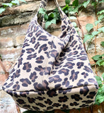 CHEETAH print suede bag.Leopard print genuine leather bag with ZIPPER. Beige-black-brown animal print suede leather purse. Panther print bag