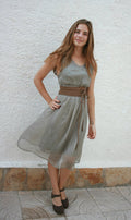 Taupe brown suede OBI belt in natural soft suede.Light brown waist belt.Very dark beige,taupe, greyge boho wrap dress belt. Tan overall belt