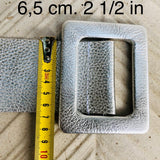 Red leather waist belt with large buckle. Soft leather belt in bright coral red. Genuine leather red dress belt. Wide red waist belt