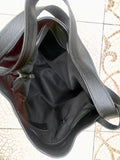 BLACK genuine leather rucksack/ shoulder bag / crossbody. BLACK genuine leather shopper. BLACK carry all backpack for laptops, tablets...