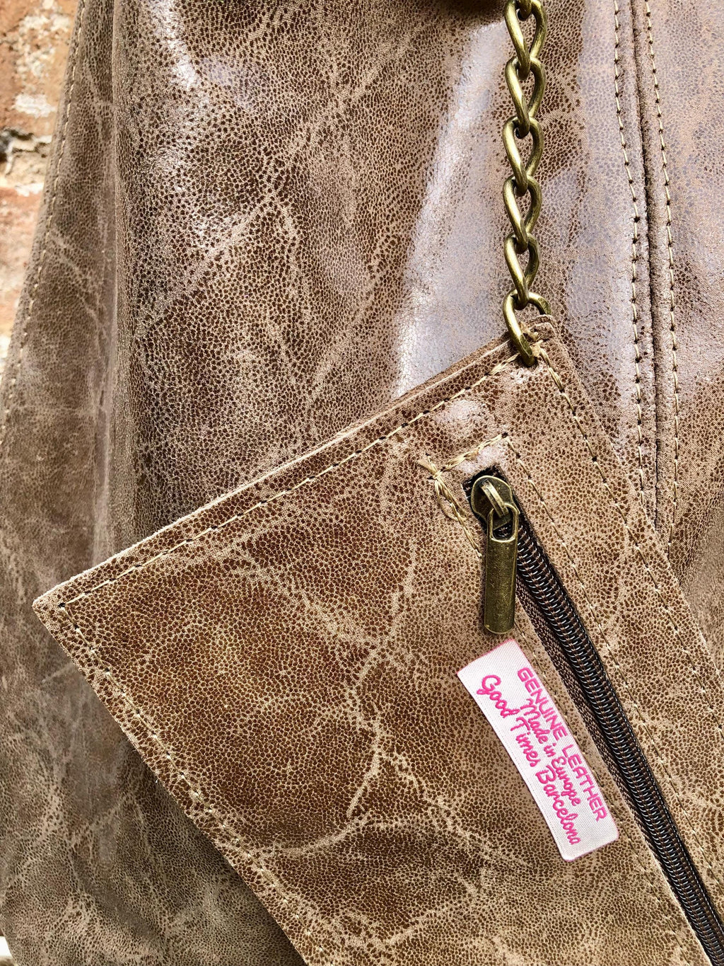Slouch bag. Large TOTE leather bag in taupe glossy genuine leather. Light brown leather bag. Brown shopper with wide strap.Tan leather purse