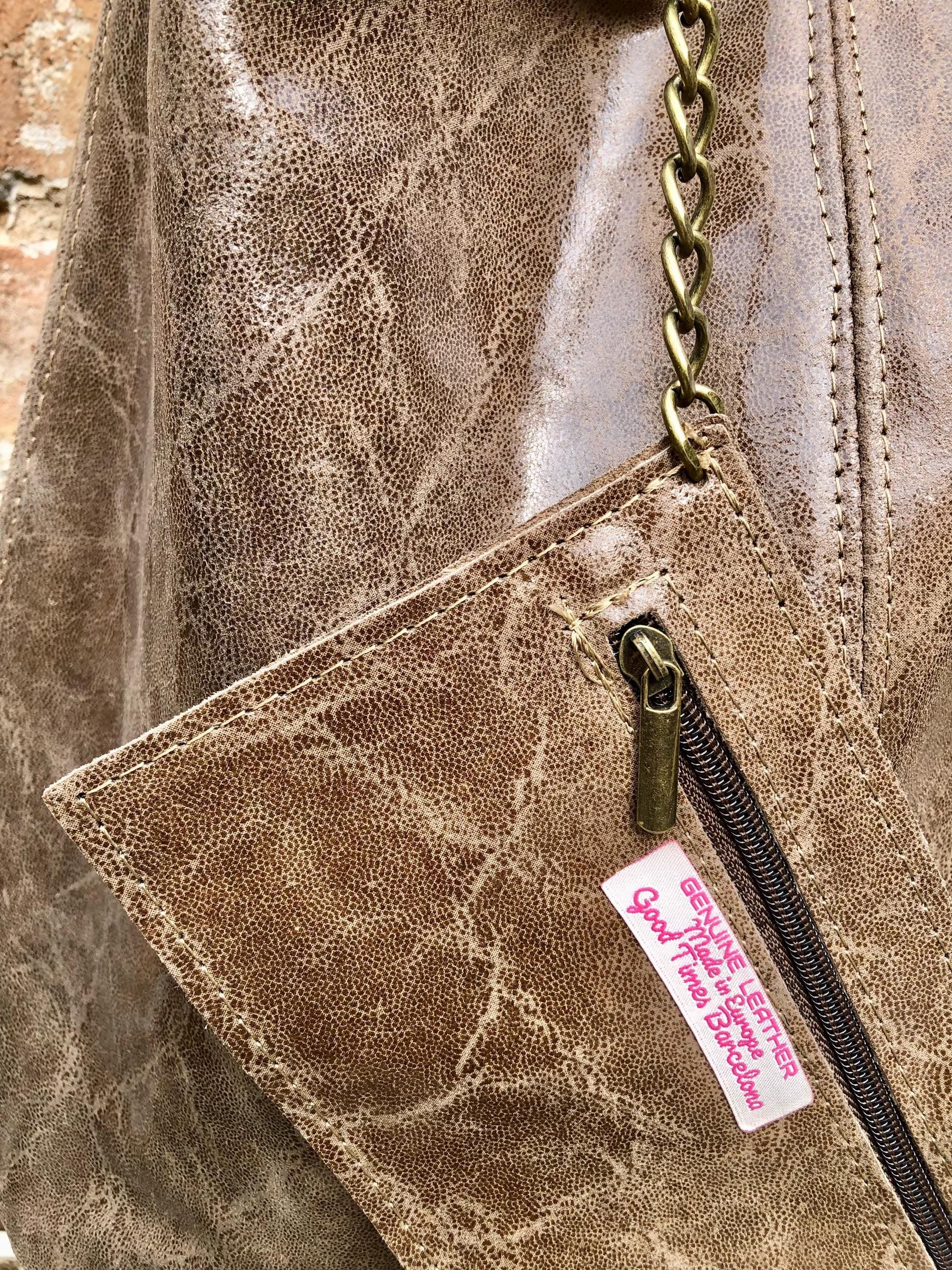 Slouch bag. Large TOTE leather bag in taupe glossy genuine leather. Light brown leather bag. Brown shopper with wide strap.Tan leather purse