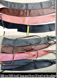 SILVER leather OBI belt. Wide waist belt in soft genuine leather. Metallic shine wraparound belt, boho dress belt in silver color leather.