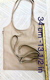 Genuine leather shoulder / crossbody bag in CAMEL brown. Leather shopper in saddle brown. Soft natural GENUINE leather. TAN leather purse.