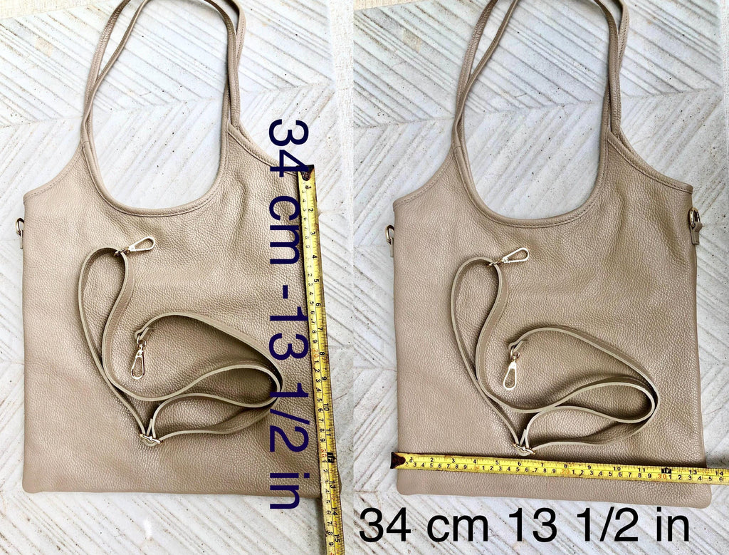 Genuine leather shoulder / crossbody bag in CAMEL brown. Leather shopper in saddle brown. Soft natural GENUINE leather. TAN leather purse.