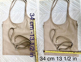 Genuine leather shoulder / crossbody bag in CAMEL brown. Leather shopper in saddle brown. Soft natural GENUINE leather. TAN leather purse.
