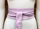 Wide obi waist belts. Pick any 4 belts in this style.Soft genuine leather wrap belt. Wraparound belt. Boho dress belt. Free express shipping
