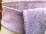 light PURPLE obi belt. Wrap belt in soft suede.Wraparound waistbelt. Wide model. Boho dress belt in mauve purple genuine leathet. soft belt