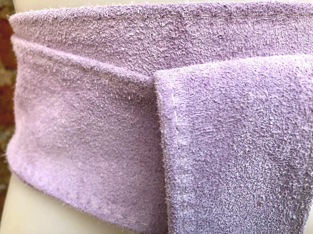light PURPLE obi belt. Wrap belt in soft suede.Wraparound waistbelt. Wide model. Boho dress belt in mauve purple genuine leathet. soft belt