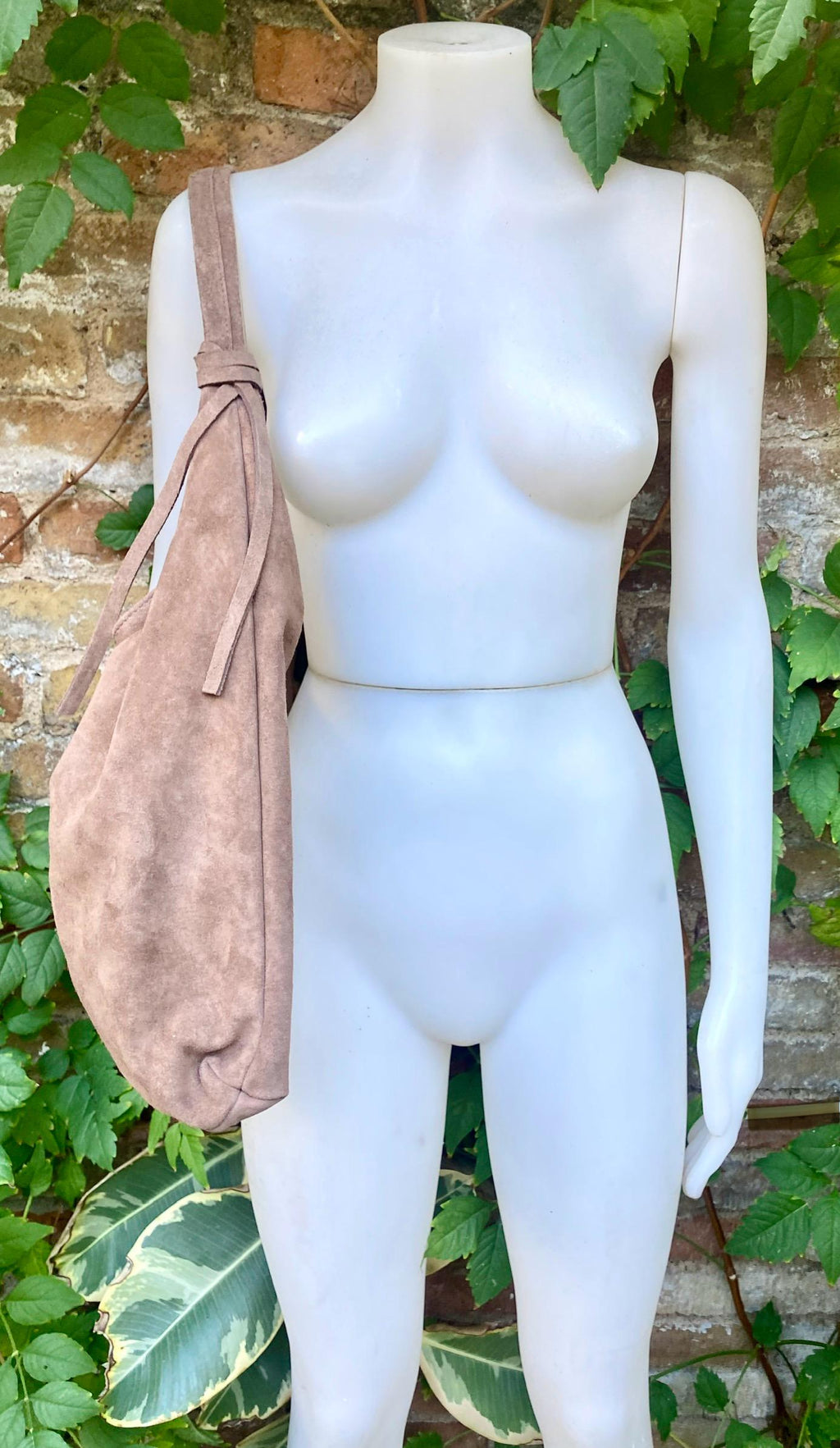 Taupe brown slouchy bag. Large tote leather bag with zipper + LINING. Genuine leather bag. Greyge laptop bags. Large shopper leather bag.