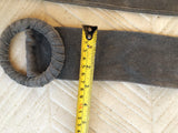 Gray suede waist belt. Large round buckle. Soft suede gray dress belt. Wide boho suede belt. Genuine natural suede leather. Grey wrap belt