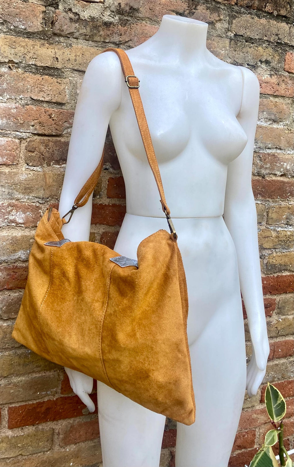 Tan leather tote. Large leather shopper bag in light saddle brown. Natural suede bag. Camel BROWN suede laptop bag. Handbag or shoulder bag