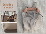 Tote leather bag in dark CAMEL brown. Soft natural GENUINE leather shopper. Large brown leather purse for your laptop, tablet, books...