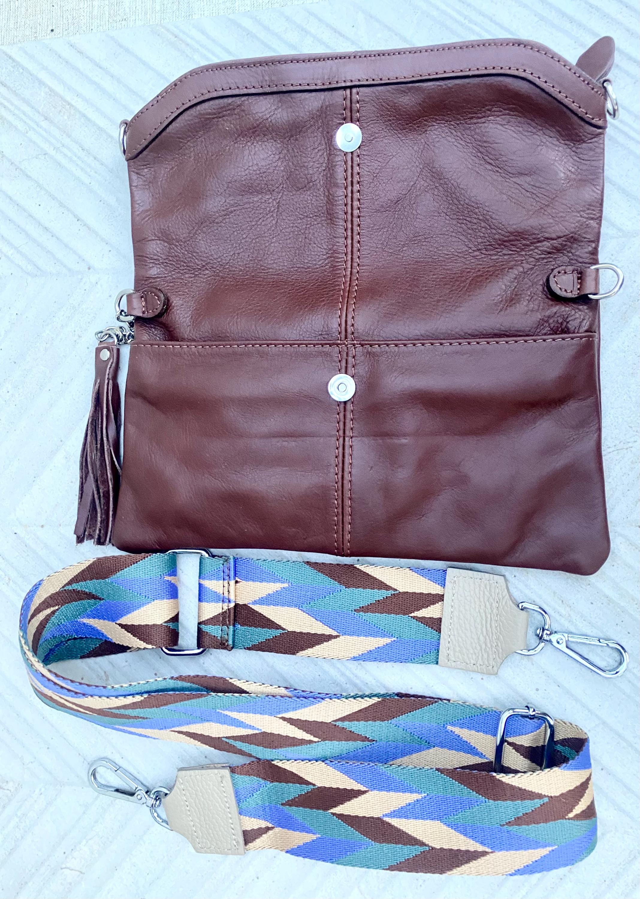 Small leather bag in maroon. Cross body bag, shoulder bag in GENUINE leather. Burgundy - brown bag with adjustable strap, zipper and flap.