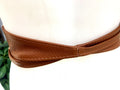 Obi belt in soft leather. Rusty BROWN wrap belt. Dark tawny waist belt. Wraparound belt in brown genuine leather. Saddle brown cinch belt