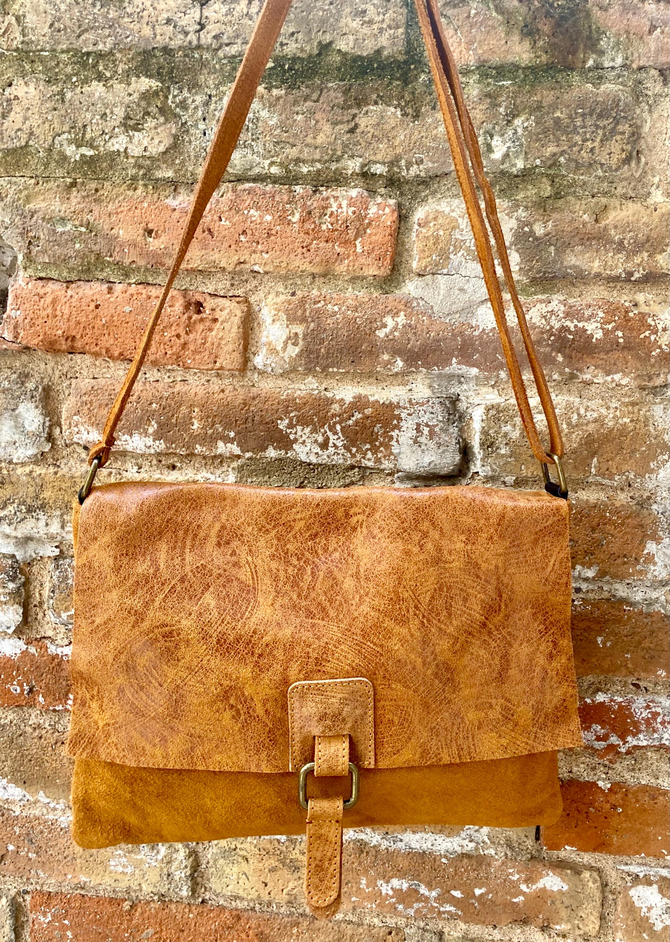 Camel brown suede bag. Genuine leather purse. cossbody / messenger bag in soft natural leather for books, tablets. Tan brown suede purse