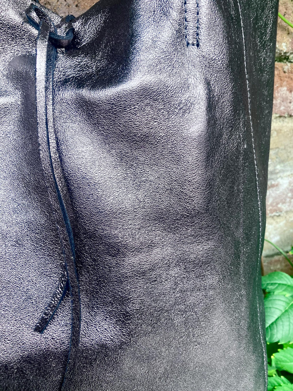 Tote leather bag in SILVER. GENUINE leather shopper. Large carry all bag for your laptop, books. Metallic leather purse.