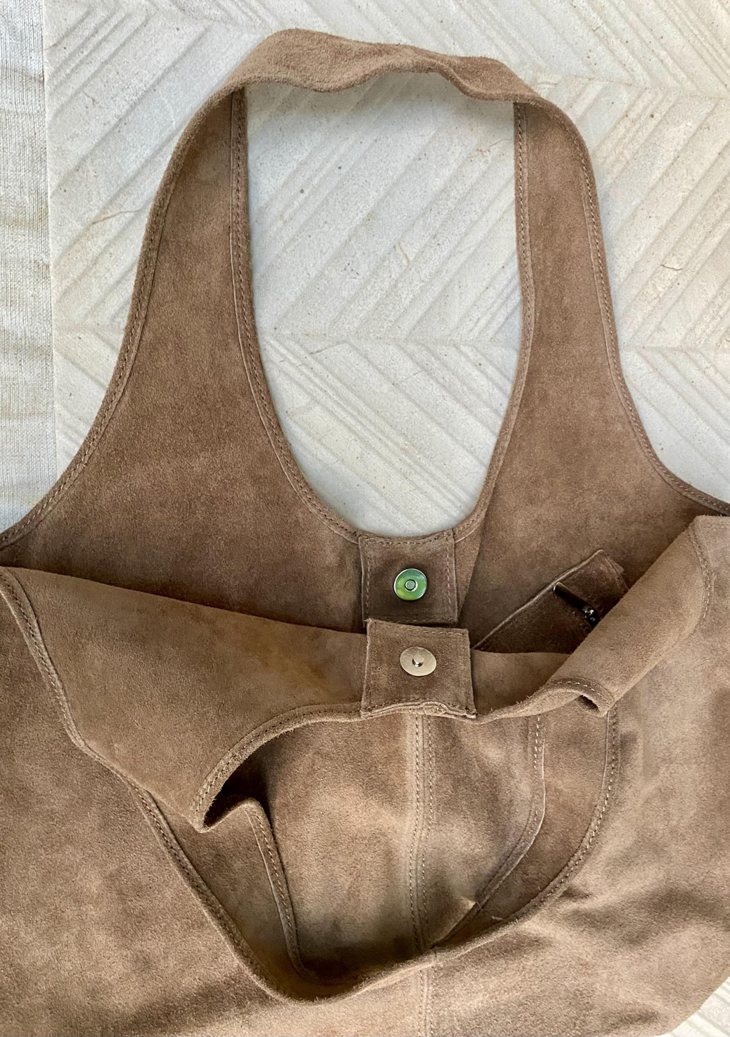 Dark brown suede leather bag with 2 shoulder straps. Soft genuine leather bag. BROWN leather laptop bags. Chocolate brown suede purse