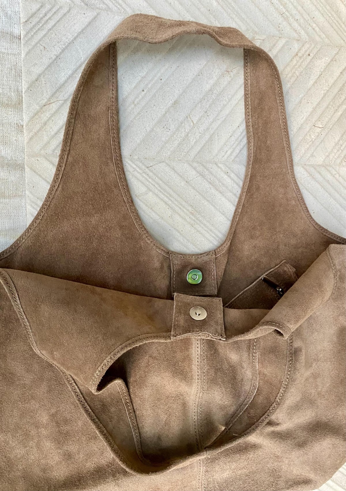 Dark brown suede leather bag with 2 shoulder straps. Soft genuine leather bag. BROWN leather laptop bags. Chocolate brown suede purse