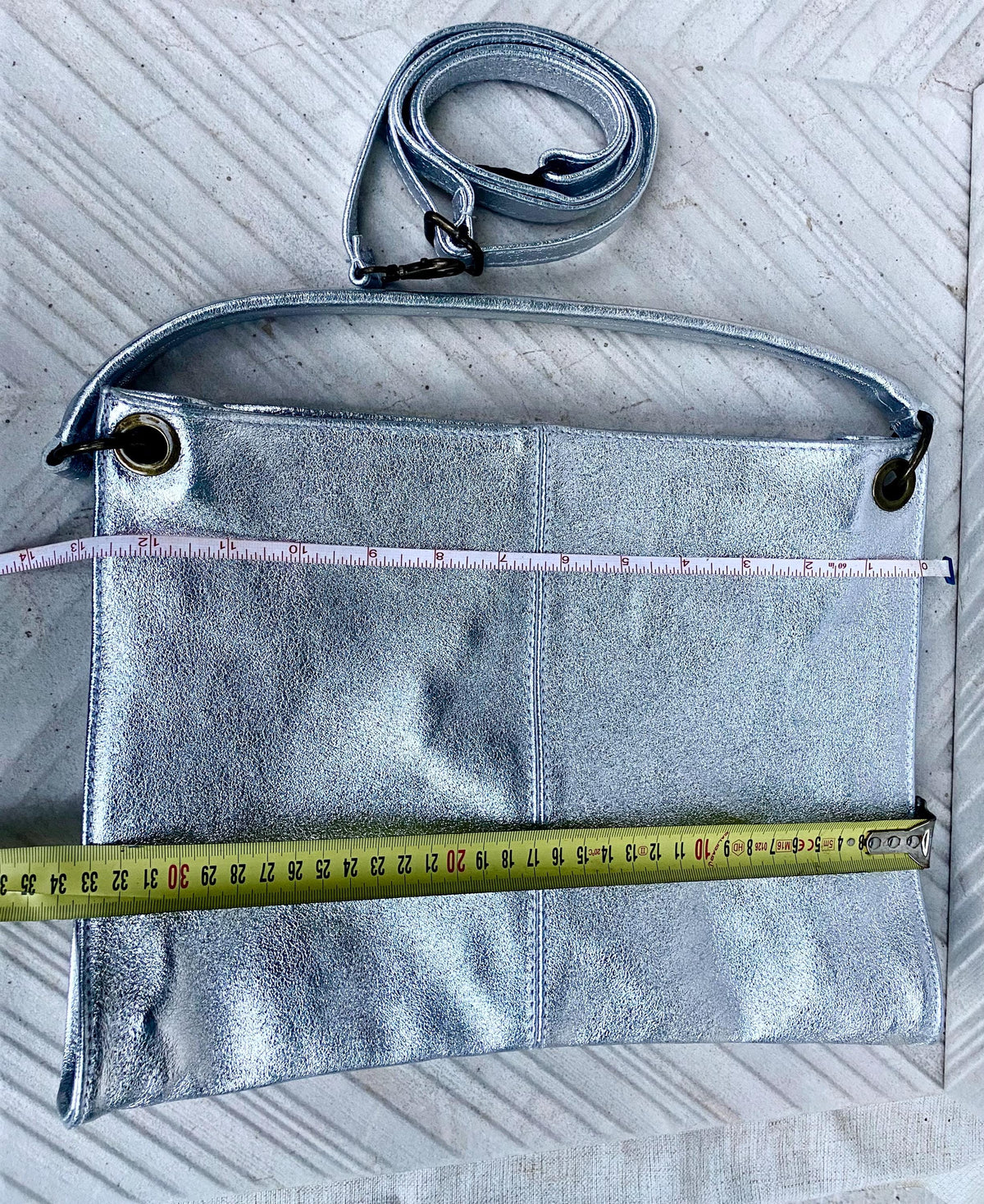 Genuine leather bag in PINK - GOLD .Crossbody / shoulder bag. Metallic salmon color purse with 2 straps. Shiny apricot - peach bag.