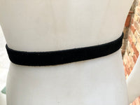 Boho 70s , 80s style BLACK suede OBI belt. Wrap belt in natural soft suede. waist belt. BLACK wraparound belt in genuine leather