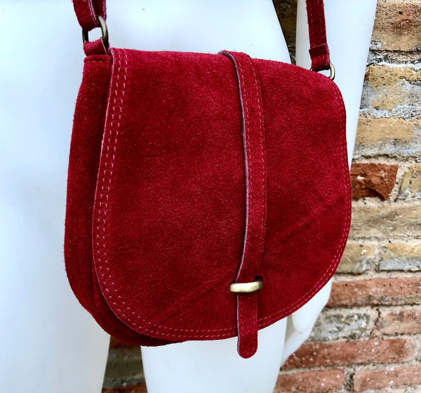 Miller Suede Messenger: Women's Designer Crossbody Bags | Tory Burch